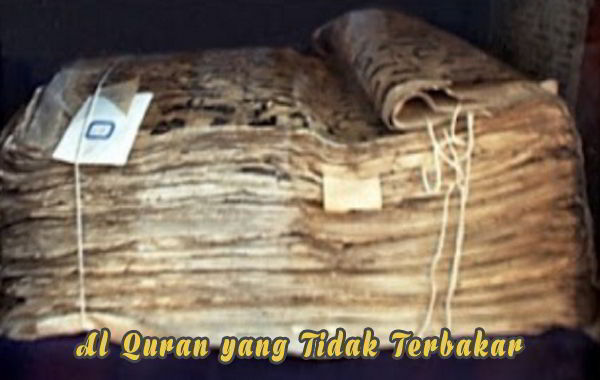 Al Quran yang tidak terbakar sebagai tanda keagungan Allah SWT