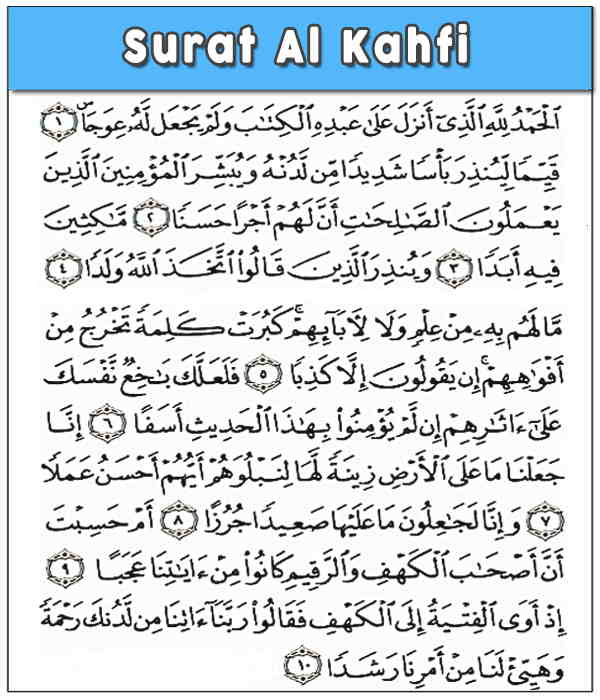 Surat-Al-Kahfi-10-Ayat-Pertama